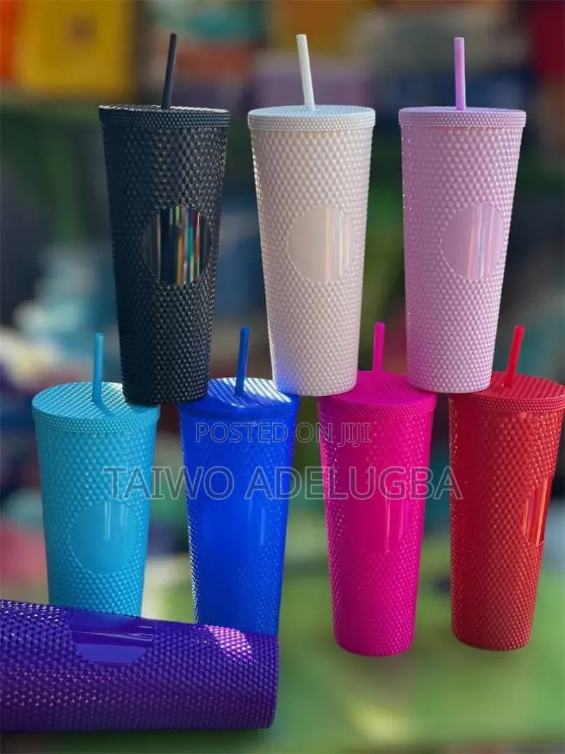Pimples Cup and Straw
