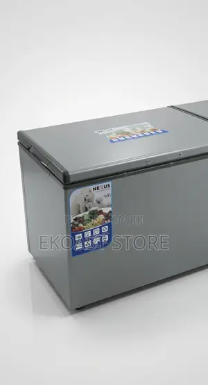 Nexus Nx-1090c 1030 Litres Double Door Chest Freezer Silver
