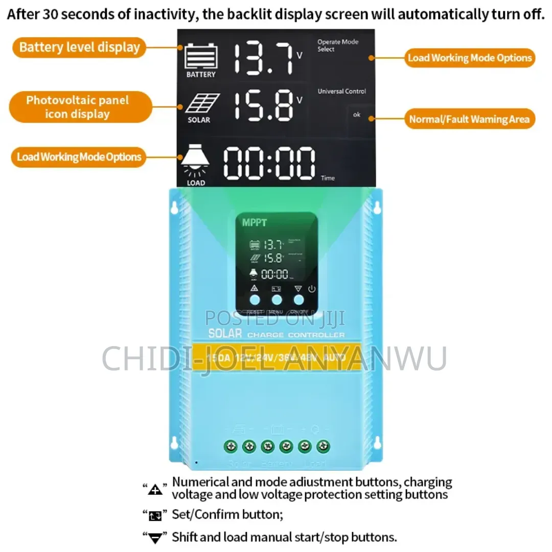 150a PWM MPPT Charger Controller