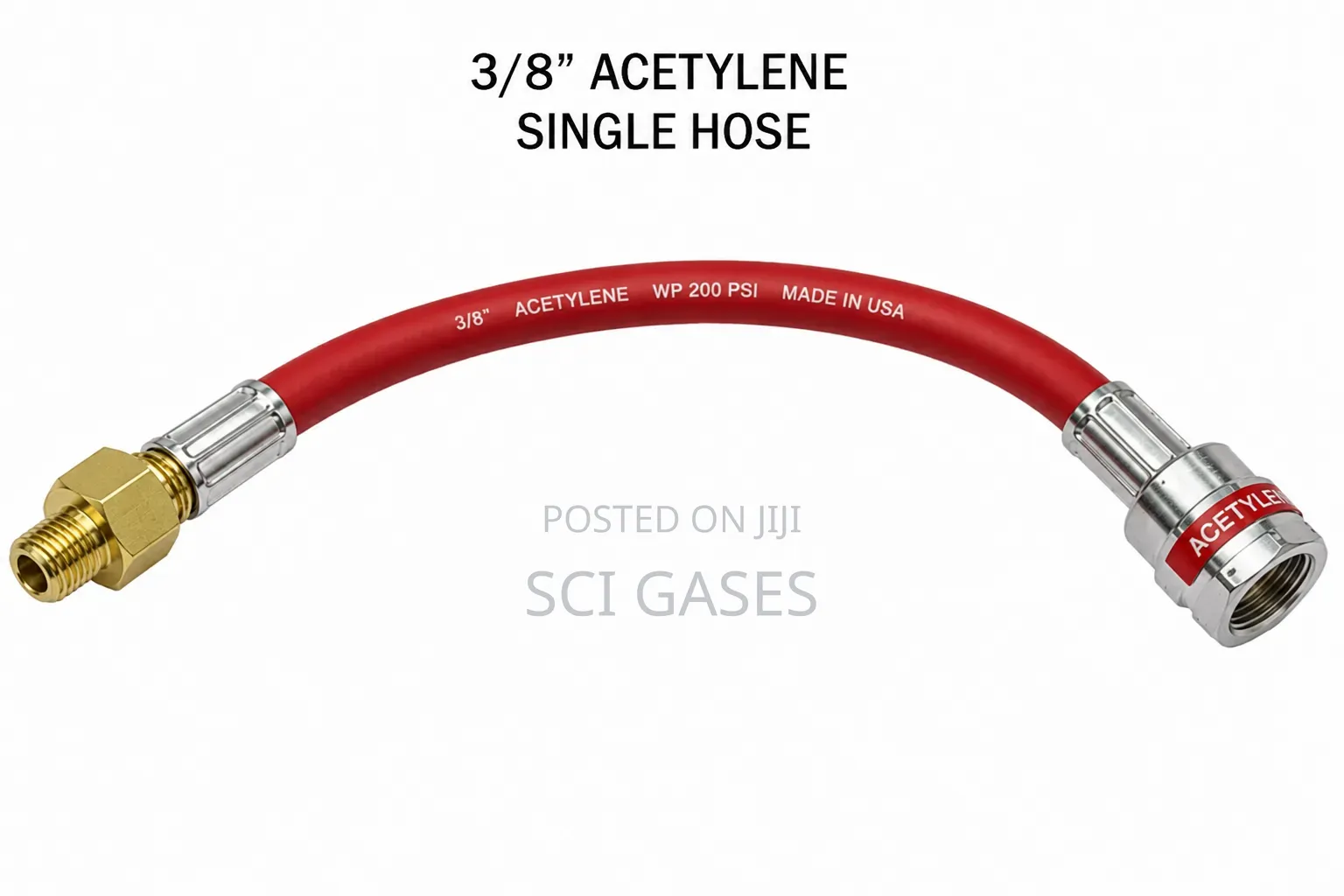 3/8" Single Acetylene Hose