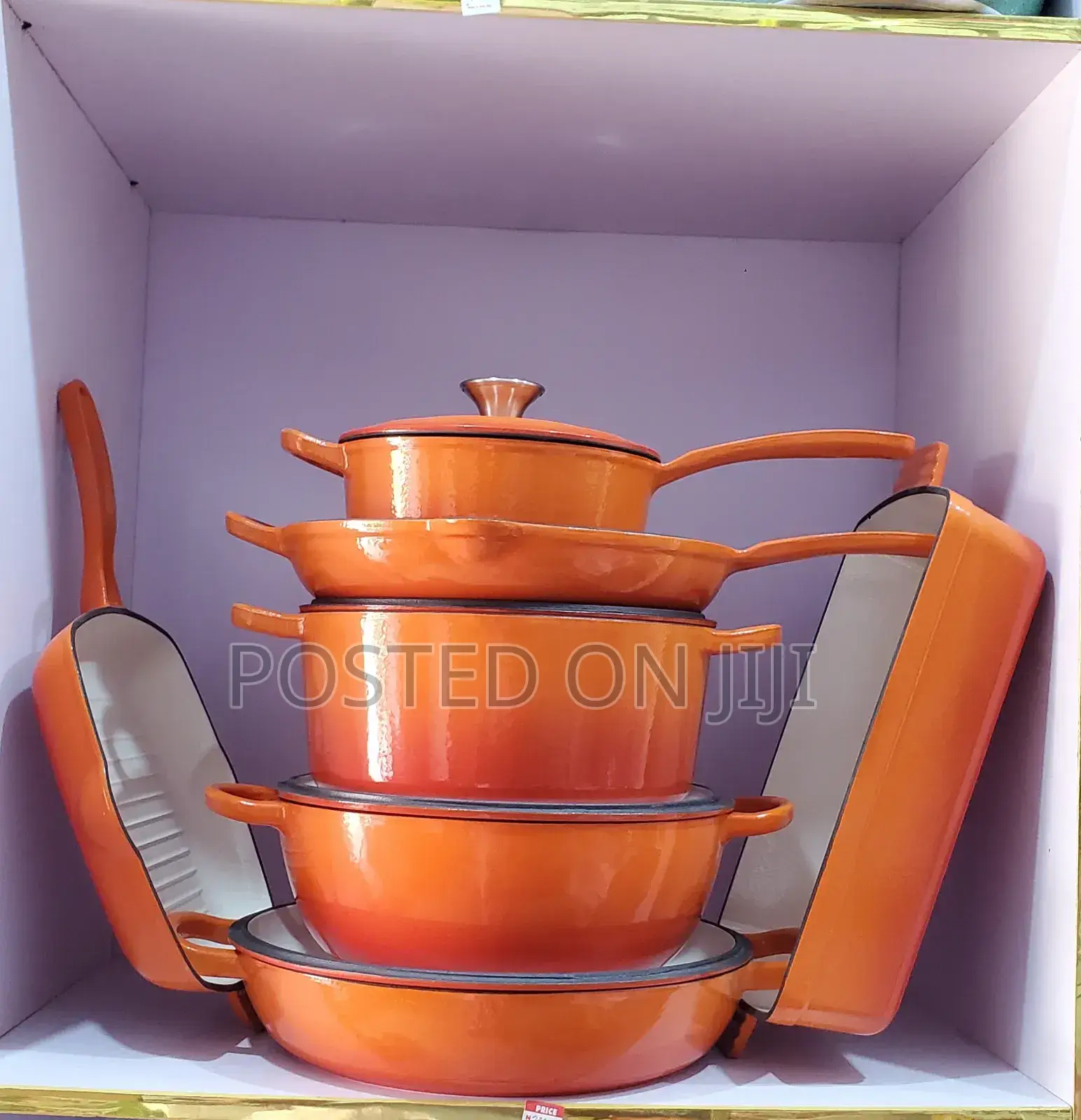 Set of 7 Original Cast Iron Cookware