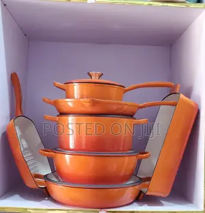 Set of 7 Original Cast Iron Cookware