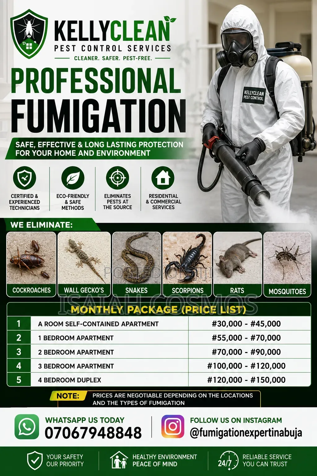 Fumigation Expert in Abuja