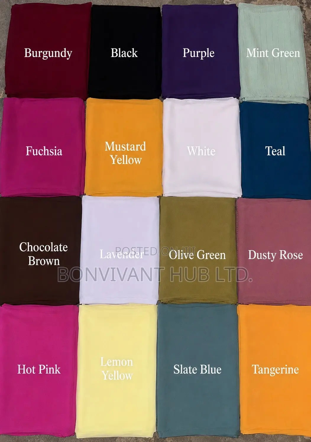 Plain Color Veils