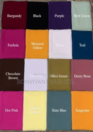 Plain Color Veils