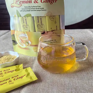 Lemon and Ginger Instant Drink