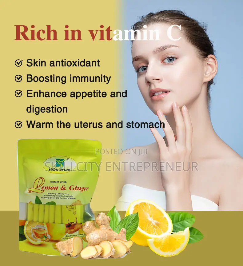 Lemon and Ginger Instant Drink