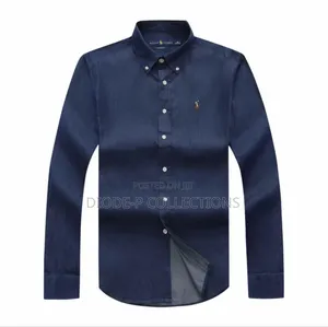 Denim Long Sleeve Polo Ralph Lauren Shirt