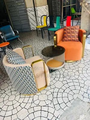 Luxury Burnt Orange Velvet Swivel Chairs