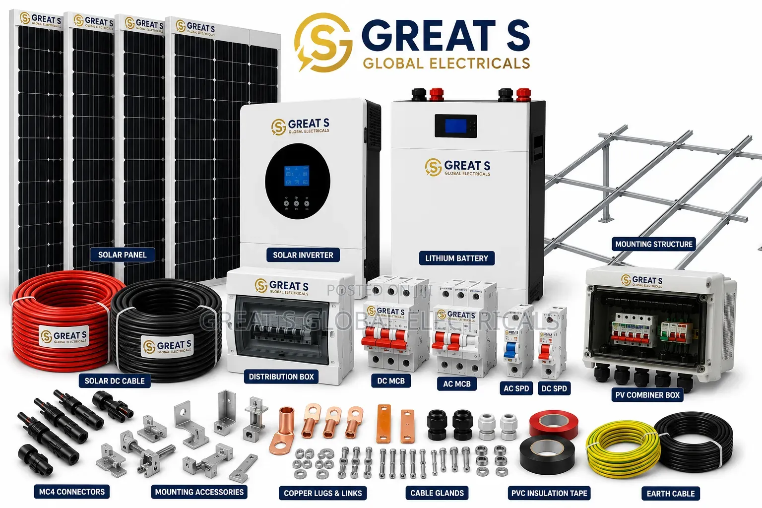 Complete Solar Power Solutions Available.