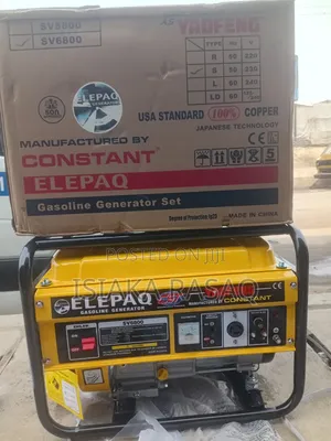 Elepaq Sv6800 4.5kva Generator