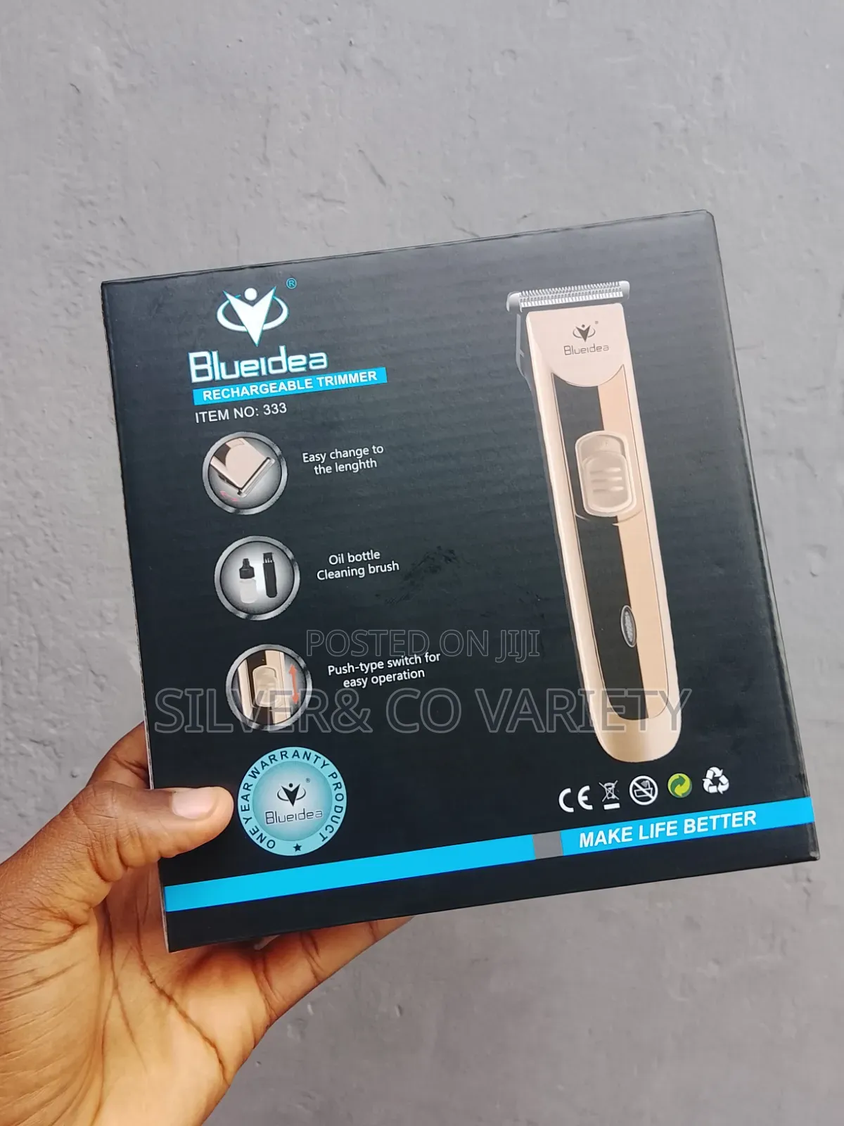 Blue Idea Rechargeable Clipper