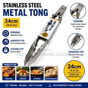 Metal Tong Stainless Steel 24cm