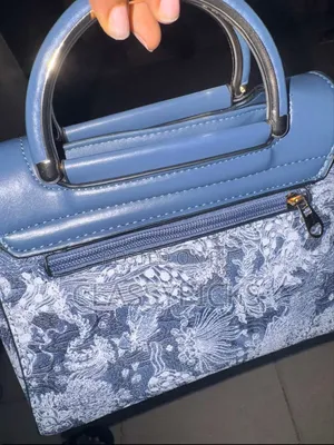 Blue Swan Decor Handbag