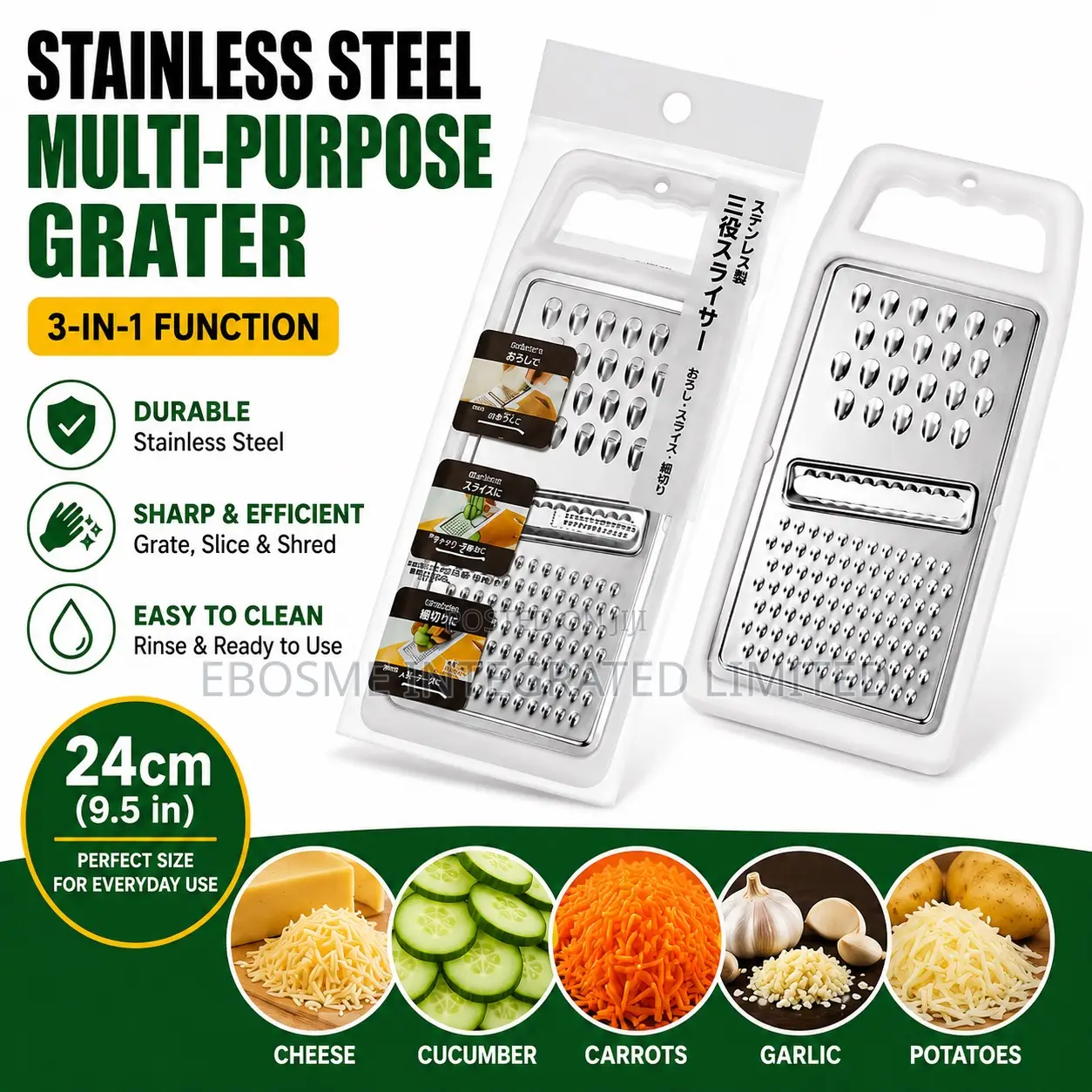 Hand Grater Stainless Steel