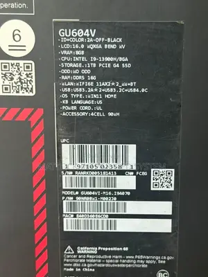 Laptop Asus ROG Zephyrus M16 32GB Intel Core i9 SSD 1T