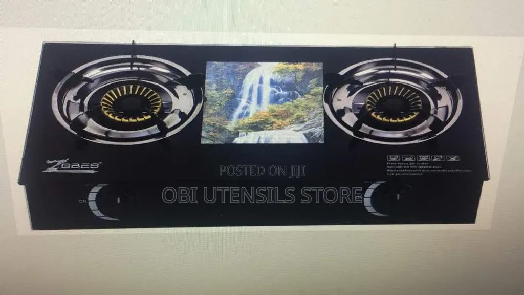 Table Gas Stove and Pots