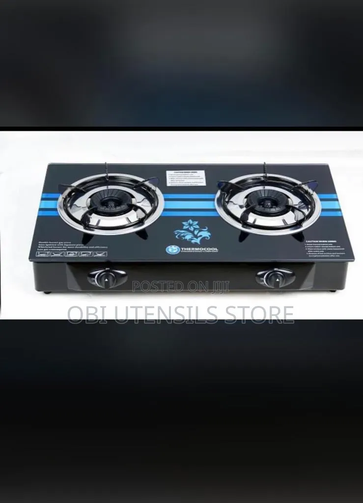 Table Gas Stove and Pots