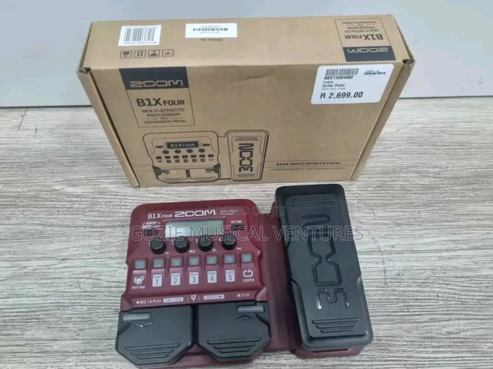 Zoom B1x Four Bass Guitar Effect Multi-Effect Processor