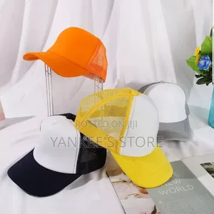 Quality Plain Unisex Trucker Net Face Caps