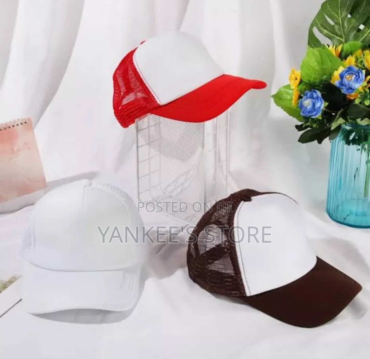 Quality Plain Unisex Trucker Net Face Caps