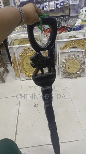 Lion Wooden Walking Stick