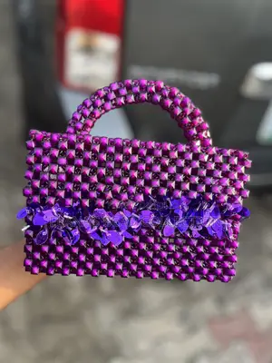 Elegant Bridal Beaded Handbag