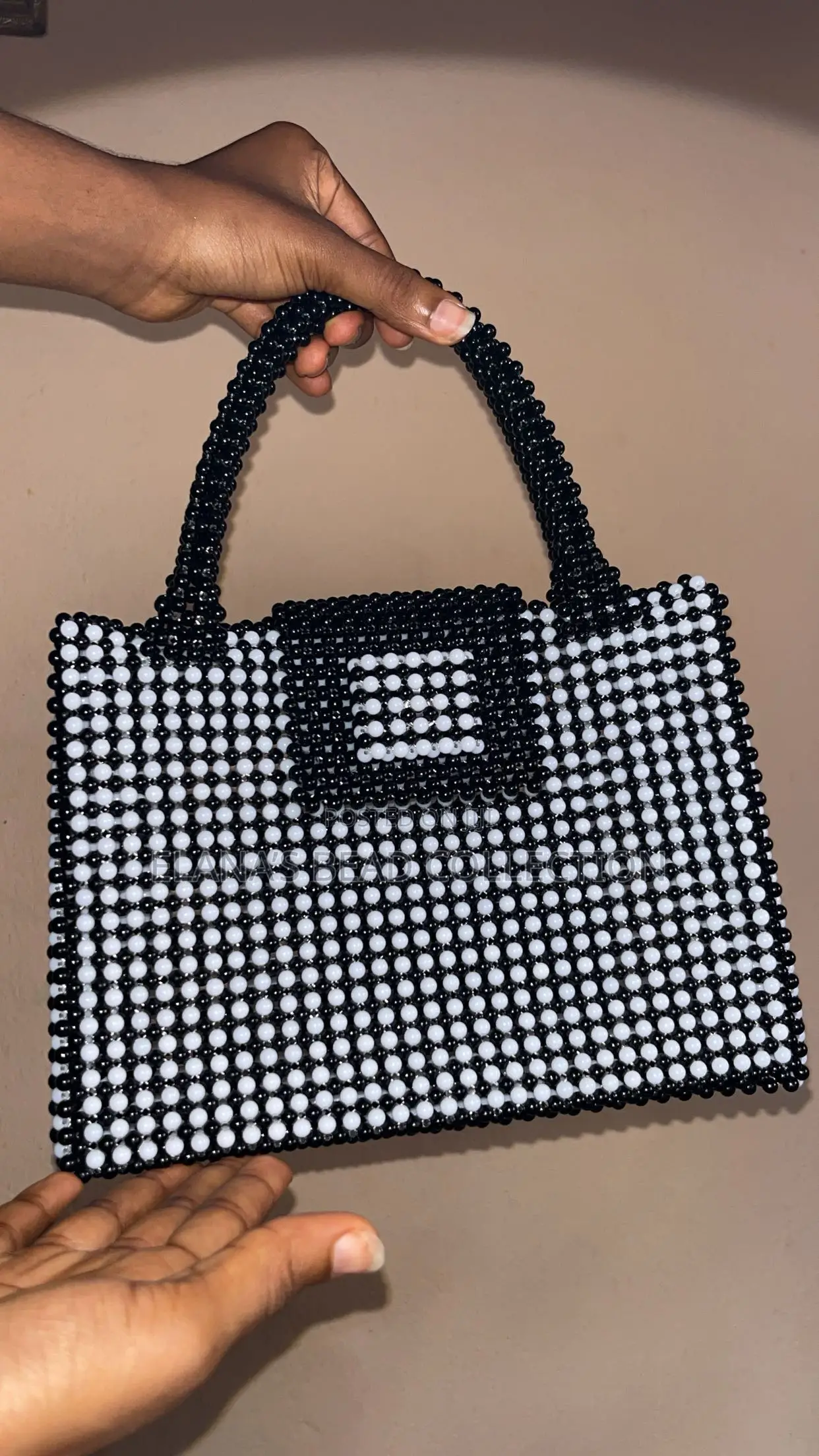Office Inspired Pearl Beaded Bag