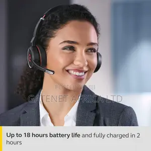 Jabra Evolve 75 Uc Wireless Bluetooth Stereo Headphone Pc/Mac/Phones