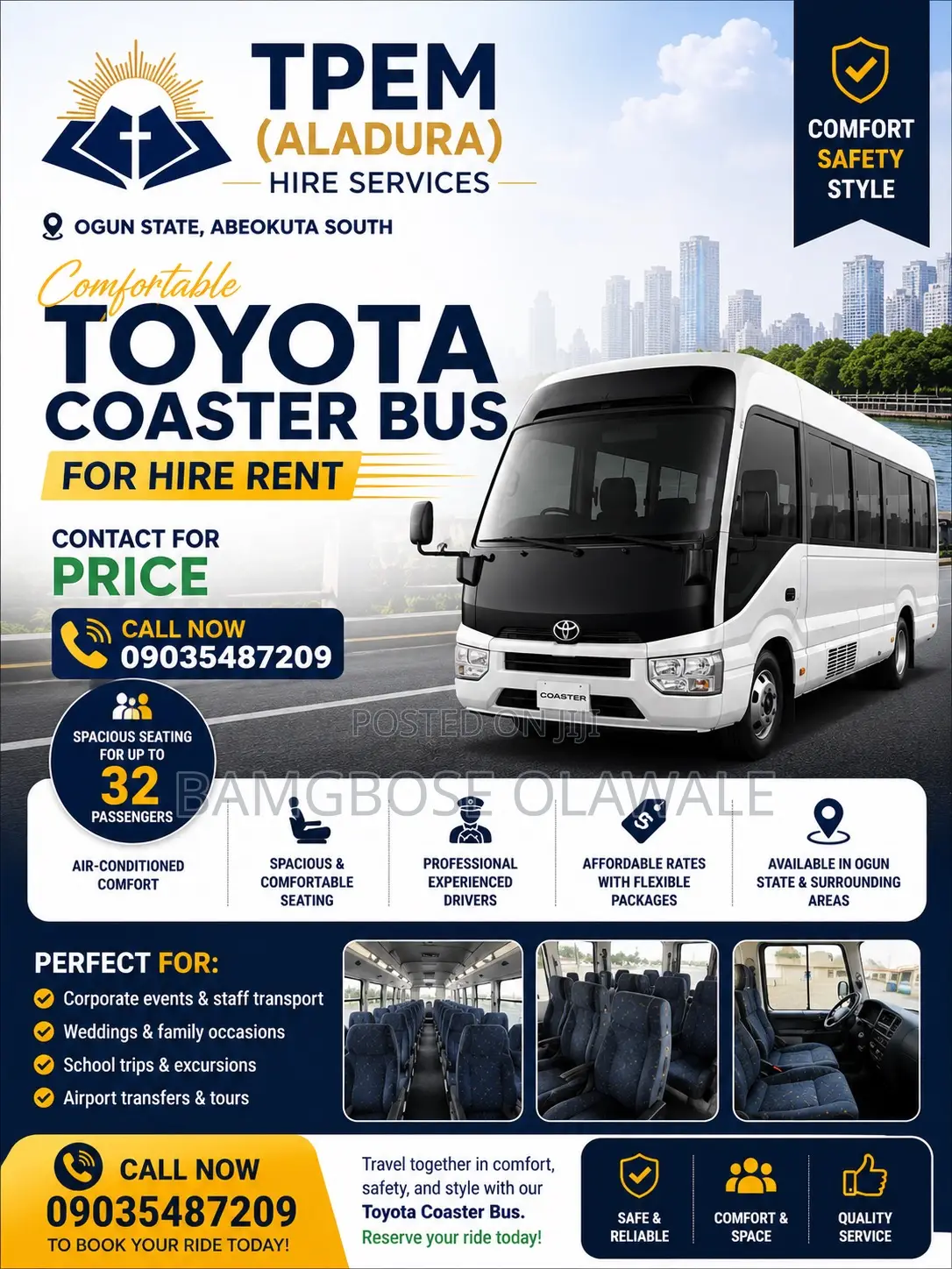 Coaster Bus Hire Services