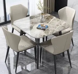 Mable Top Dining Table and Chairs