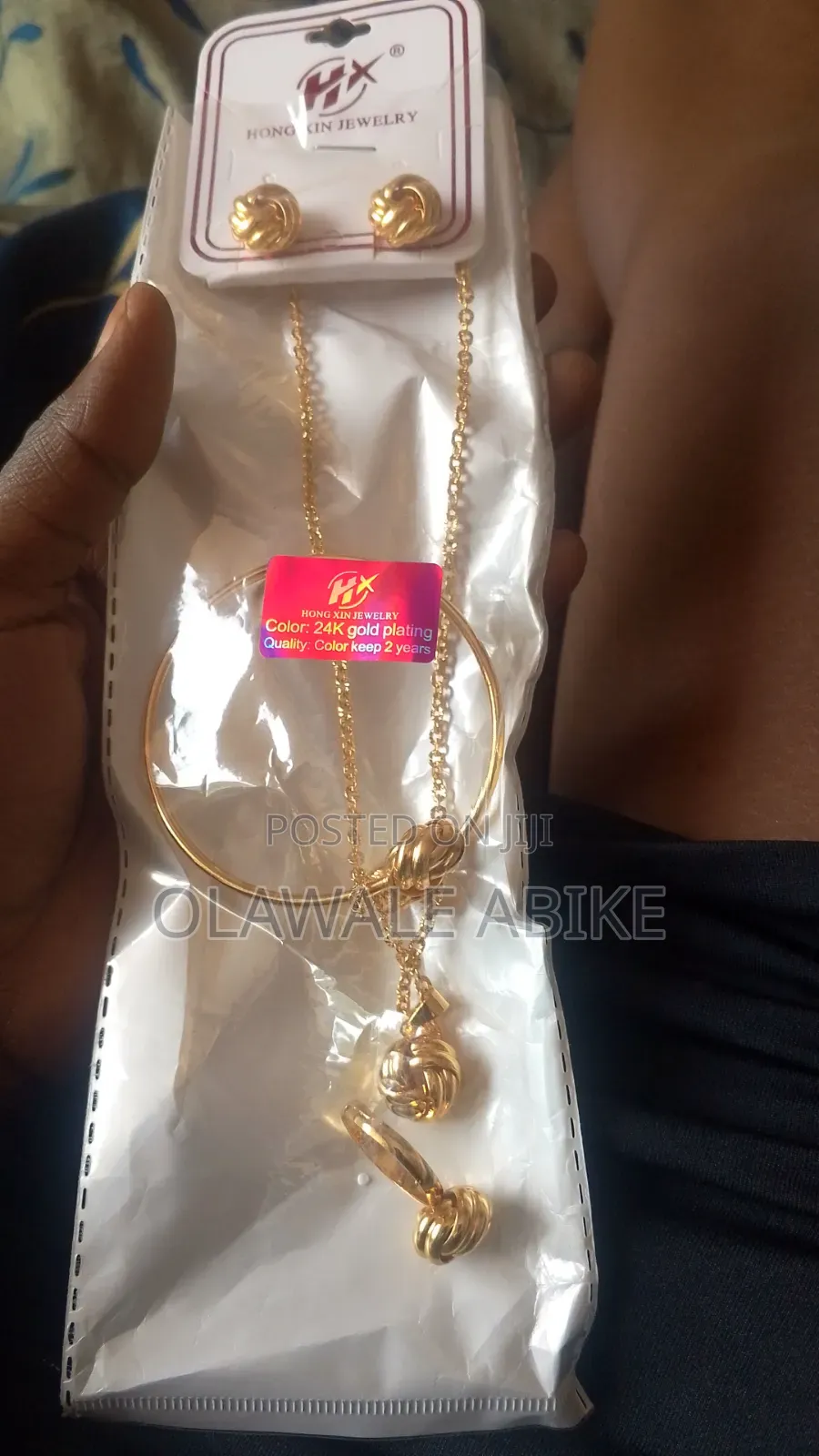 Chain, Earrings and Bracelets