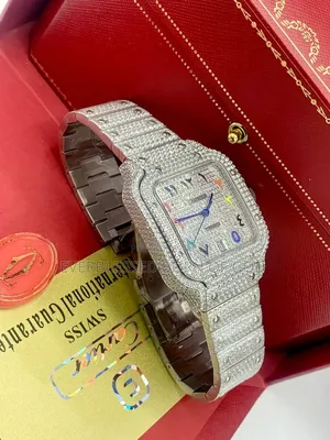 High Quality Luxury Cartier Zirconia Ice Watch