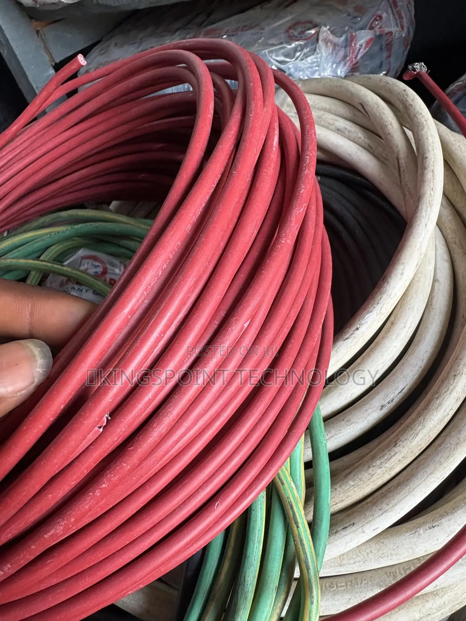 6mm Single Flex Solar Red and Black
