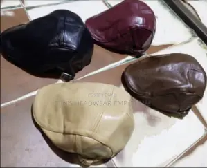 Leather Pappas Cap.