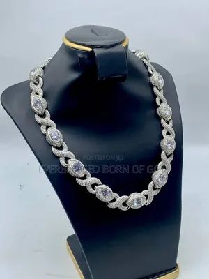 High End Cubic Zirconia Eye Neck Chain