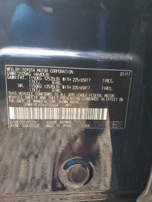 Toyota RAV4 2017 Black