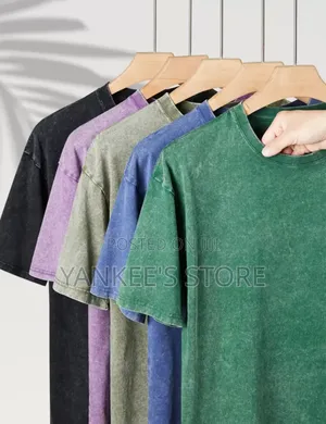 Original Oversized Acid Wash Plain T-Shirt