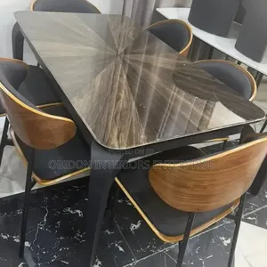 Quality Woody Set of Dining by 6 Chair