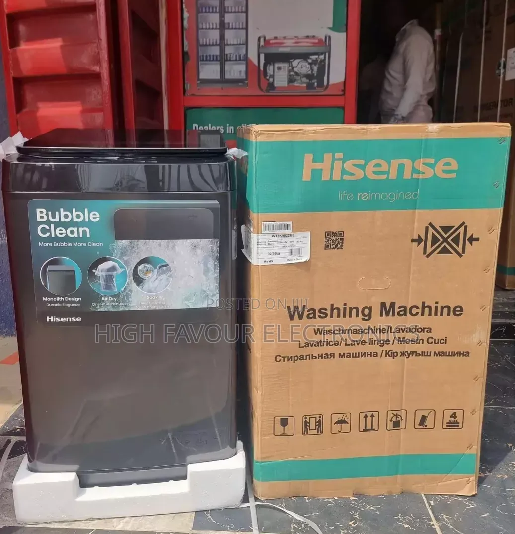 Hisense Washing Machine 9kg Automotic