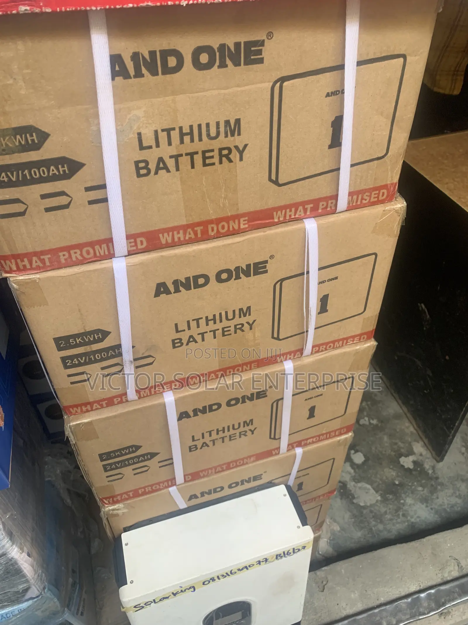 And One 2.5kwh Lithium Battery 24v