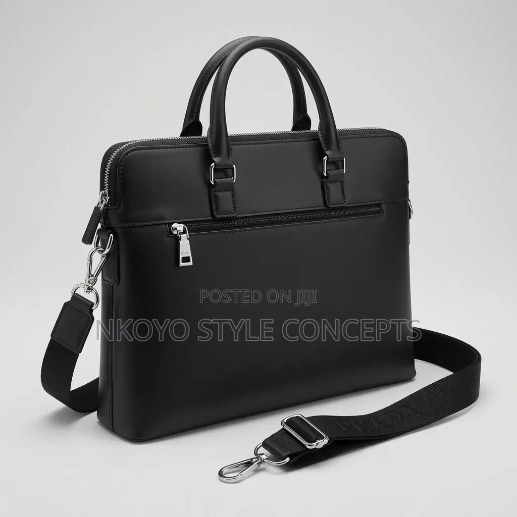 Black Prada Briefcase/Laptop Bag.