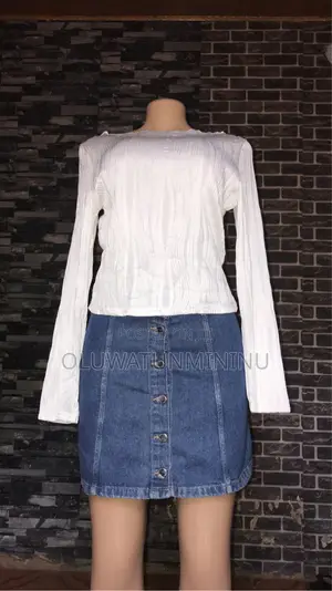 Denim Skirt and Top