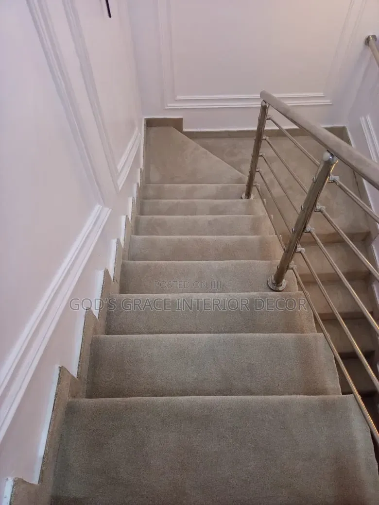 Vip Smooth Beige Color Turkish High Quality Staircase Rug