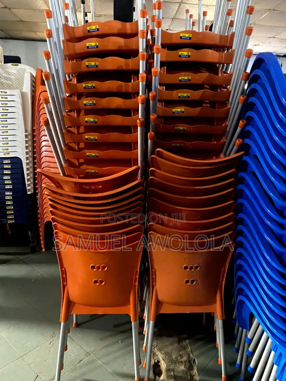 Iron Legs Chair Armless