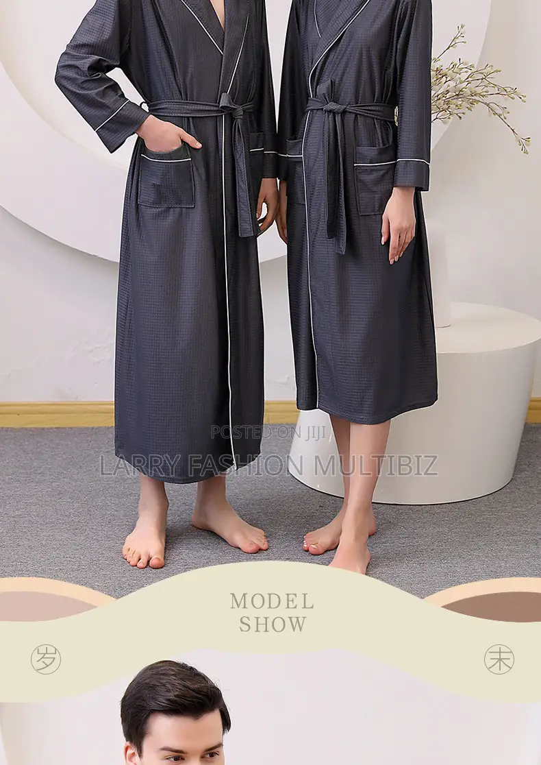 Waffle Cotton Bathrobe
