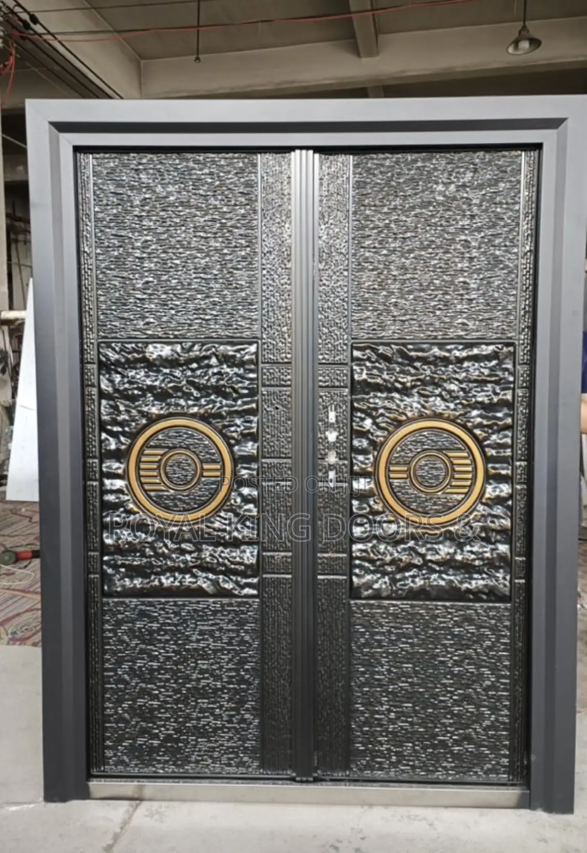 German Copper Cast 6ft Security Entrance Door
