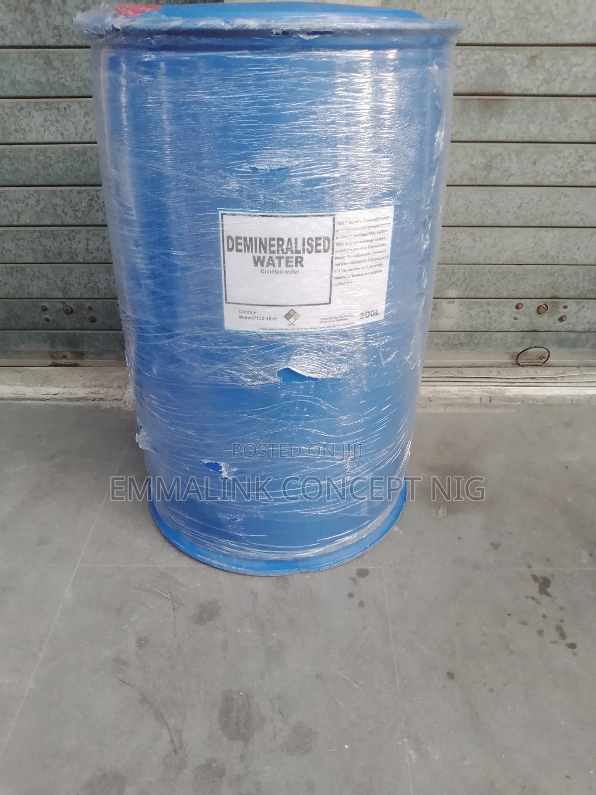 Demineralised Water 200litrs