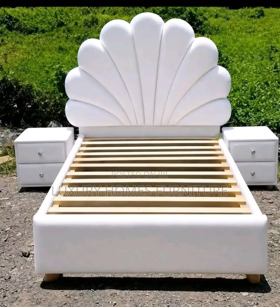 Standard 6 by 6 Bed Frame With 2 Bedside