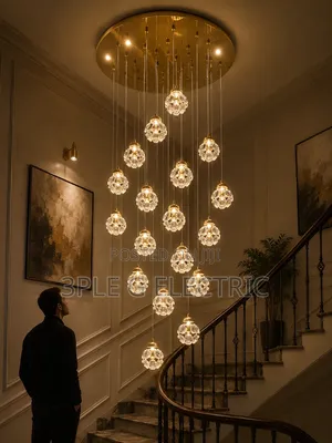 By 15 Drop Star Design Dropping Void Chandelier